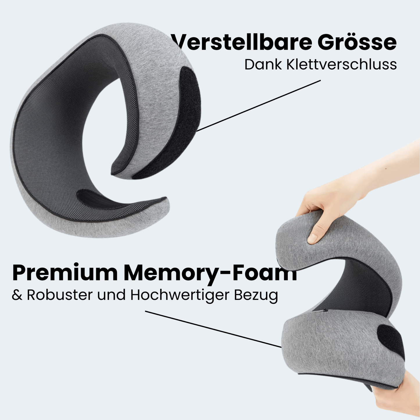 TravelFit – Ergonomisches Reisekissen für Unterwegs